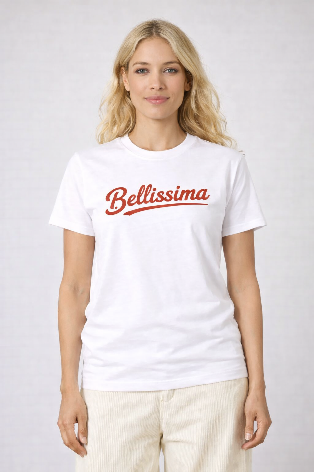 Bellissima T-Shirt weiß / rot