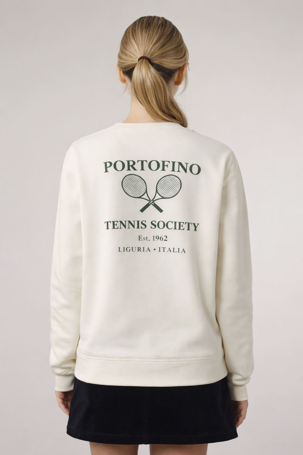 Portofino Tennis Society Sweatshirt beige / grün